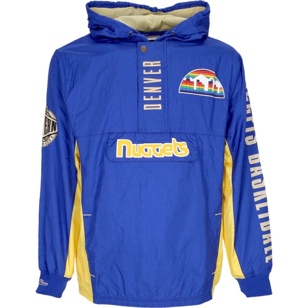 Giacca a Vento Infilabile Uomo Nba Team Og 2.0 Anorak Windbreaker Vintage Logo Dennug Original Team Colors