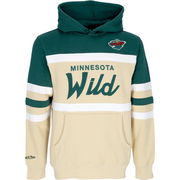 Felpa Cappuccio Uomo Nhl Head Coach Hoodie Minwil Original Team Colors-image