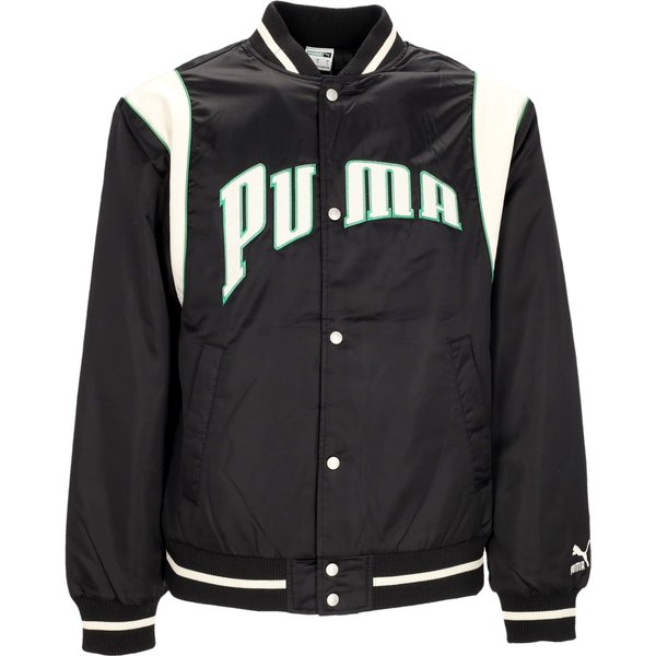 Giubbotto College Uomo Puma Team For The Fanbase Varsity Jacket Black-image