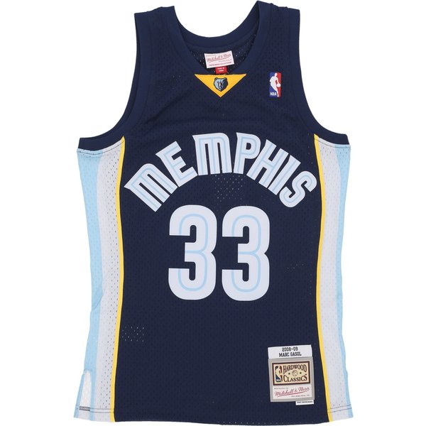 Canotta Basket Uomo Nba Dark Jersey 2008 No 33 Marc Gasol Memgri Original Team Colors