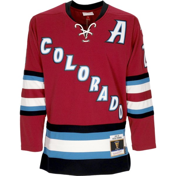 Casacca Hockey Uomo Nhl Dark Alternate Jersey 2001 No 21 Forsberg Colava Original Team Colors