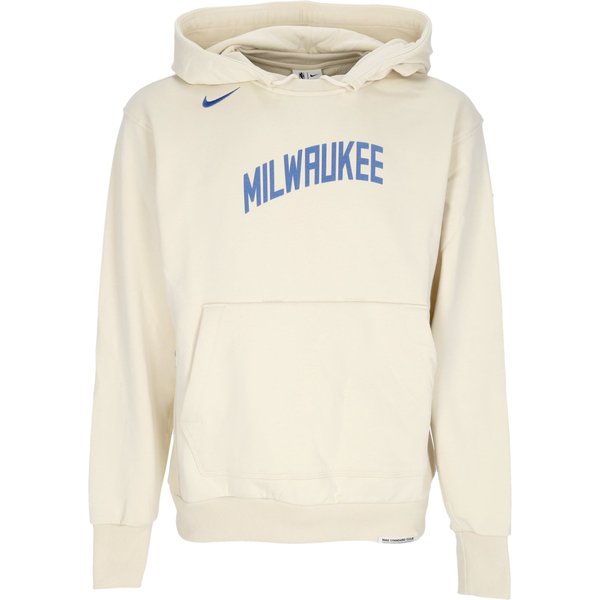 Felpa Leggera Cappuccio Uomo Nba City Edition 2023/24 Standard Issue Hoodie Milbuc Flat Opal-image