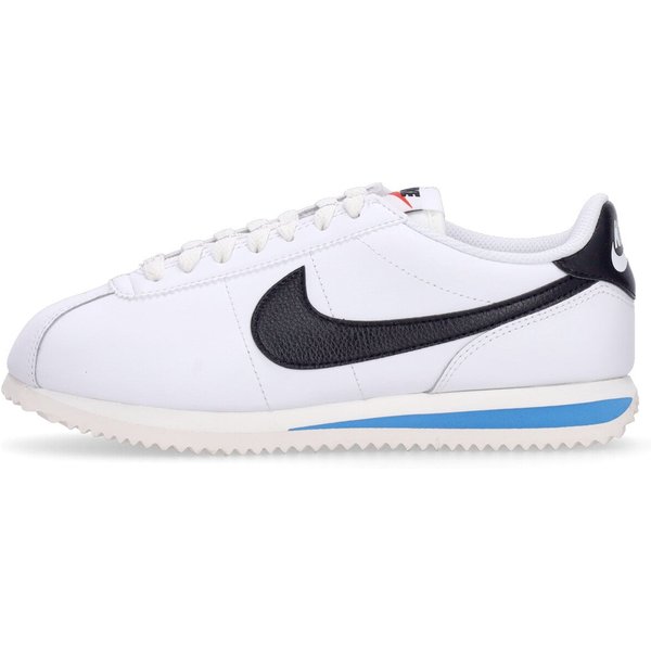 Scarpa Bassa Donna W Cortez Leather White/Black/Lt Photo Blue/Sail-image