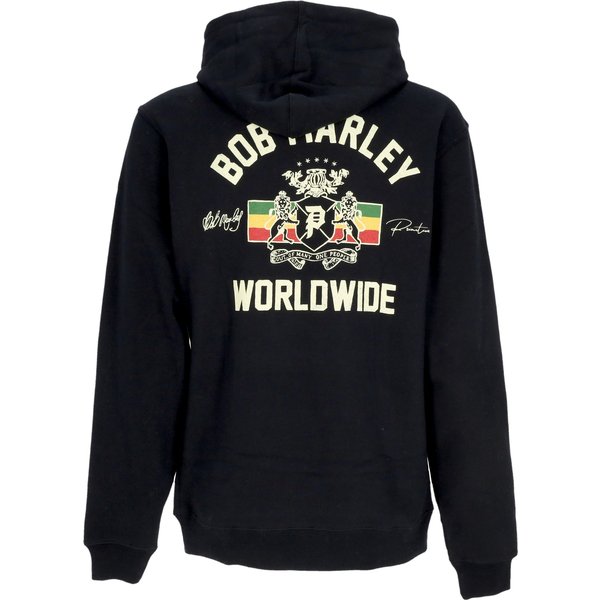 Felpa Cappuccio Uomo Heritage Hoodie X Bob Marley Black-image