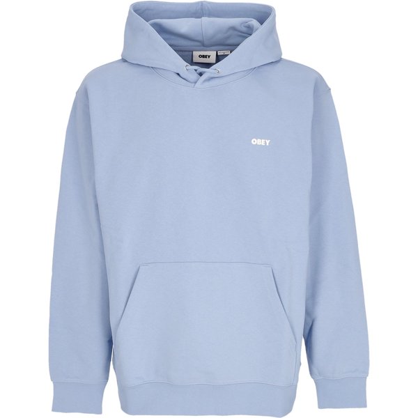 Felpa Leggera Cappuccio Uomo Bold Hood Premium French Terry Hydrangea