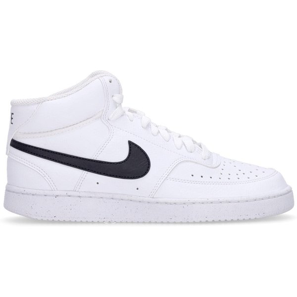 Scarpa Bassa Uomo Court Vision Mid Next Nature White/Black/White-image