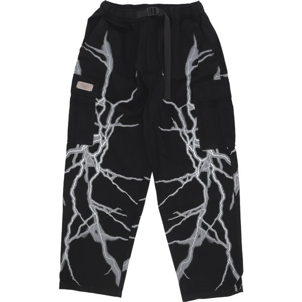 Pantalone Lungo Uomo Lateral Lightning Cargo Pants Black/White-image