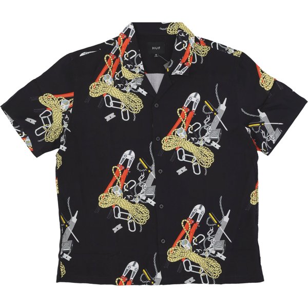 Camicia Manica Corta Uomo Skidrokyo Resort Top Black-image