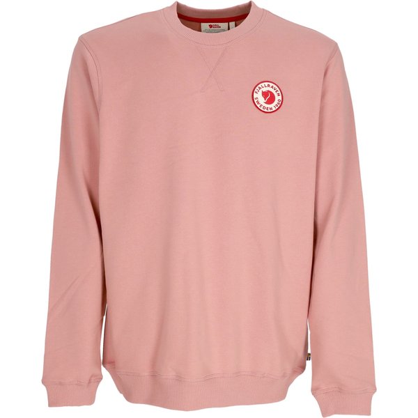 Felpa Leggera Girocollo Uomo 1960 Logo Badge Sweater Dusty Rose