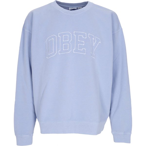 Felpa Leggera Girocollo Uomo Pigment Collegiate Extra Heavy Crew Fleece Pigment Hydrangea