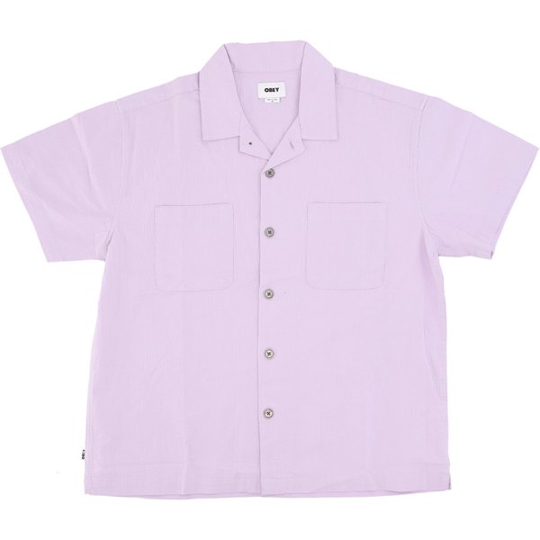 Camicia Manica Corta Uomo Sunrise Woven Shirt Orchid Petal