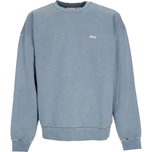 Felpa Leggera Girocollo Uomo Lowercase Pigment Crew Fleece Pigment Coronet Blue-image