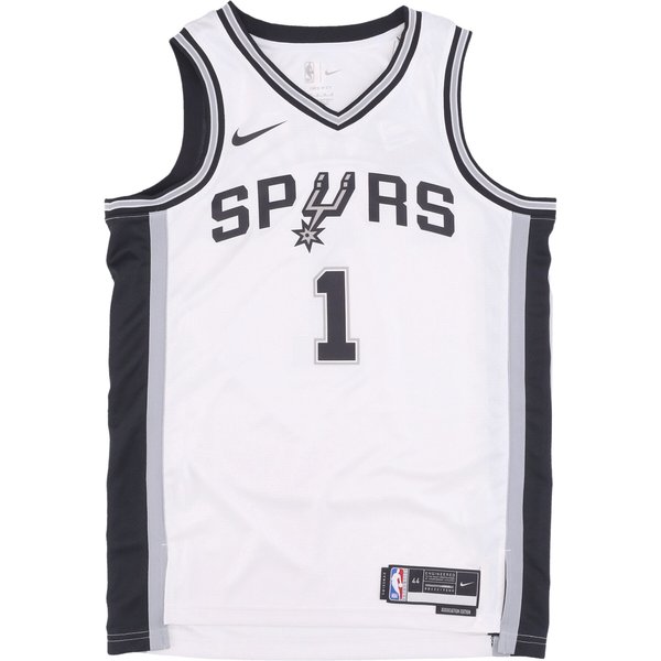 Canotta Basket Uomo Nba Association Edition 2022 Dri-fit Swingman Jersey No 1 Victor Wembanyama Sanspu White