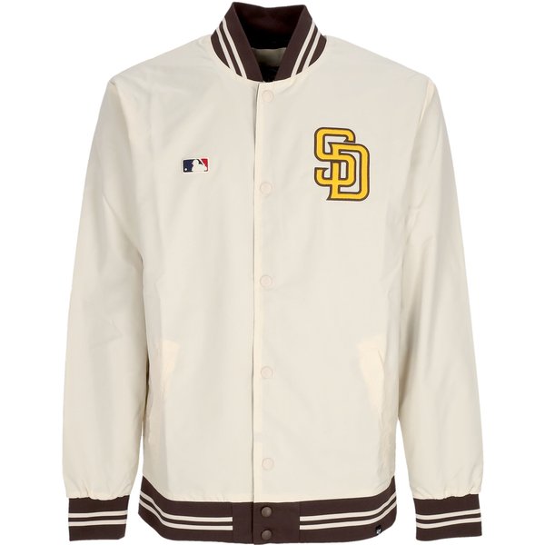 Giubbotto College Uomo Mlb Regent Jacket Sadpad Natural