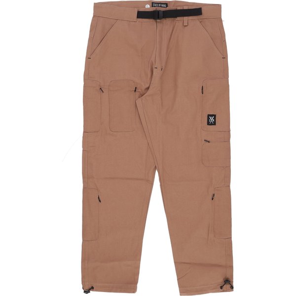 Pantalone Lungo Uomo Hidden Cargo Pants Brown-image