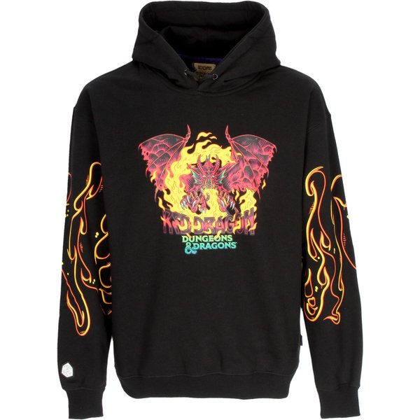 Felpa Cappuccio Uomo Red Dragon Hoodie X Dungeons& Dragons Black-image