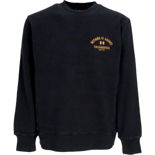 Felpa Girocollo Uomo Temp Crewneck Black