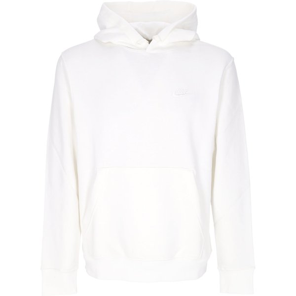 Felpa Cappuccio Uomo Sportswear Club Fleece Hoodie Sail/Sail/White-image