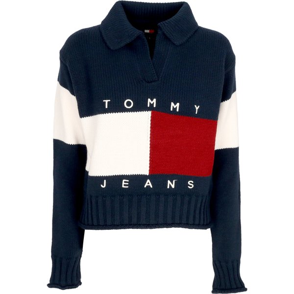 Maglione Donna W Flag Rugby Sweater Dark Night Navy-image