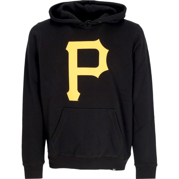 Felpa Cappuccio Uomo Mlb Backer Burnside Hoodie Pitpir Jet Black-image