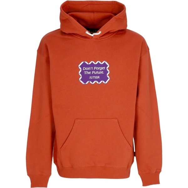 Felpa Cappuccio Uomo Future Hoodie Brick-image