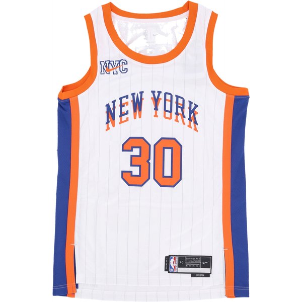 Canotta Basket Uomo Nba Dri Fit Swingman Jersey No 30 Julius Randle Neykni White/original Team Colors