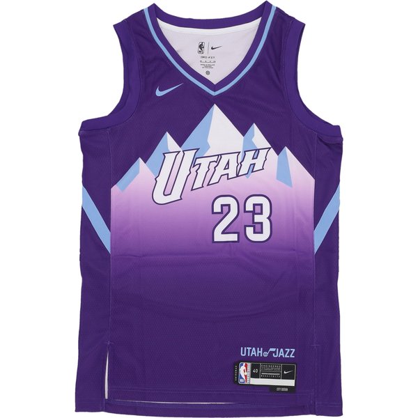 Canotta Basket Uomo Nba Dri Fit Swingman Jersey No 23 Lauri Markkanen Utajaz Field Purple