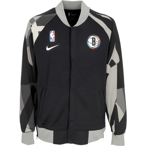 Felpa Leggera College Uomo Nba City Edition Dri-Fit Showtime L/S Full-Zip Top Bronet Black/Black/Black/White-image