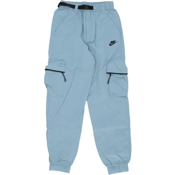 Pantalone Tuta Uomo Tech Woven Cargo Denim Turq/black