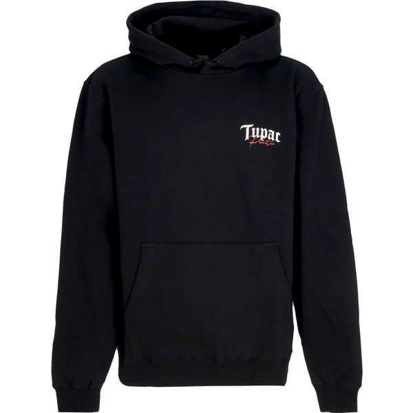 Felpa Cappuccio Uomo Royalty Hoodie X Tupac Black