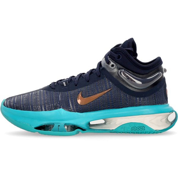 Scarpa Basket Uomo Air Zoom G.t. Jump 2 Obsidian/mtlc Red Bronze/dusty Cactus