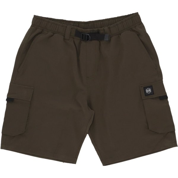 Pantalone Corto Uomo Techno Cargo Shorts Forest Night-image