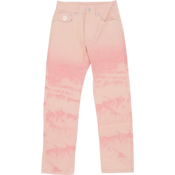 Jeans Uomo Mountain Print Astro Denim Pant Pink-image