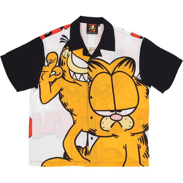 Camicia Manica Corta Uomo Garfield S/S Shirt White-image