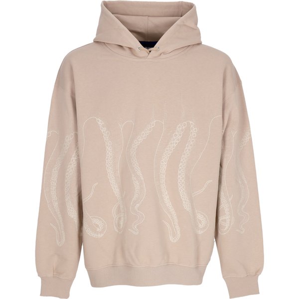 Felpa Leggera Cappuccio Uomo Outline Hoodie Earth-image