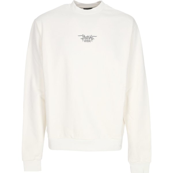 Felpa Leggera Girocollo Uomo Foggy Logo Crewneck White-image