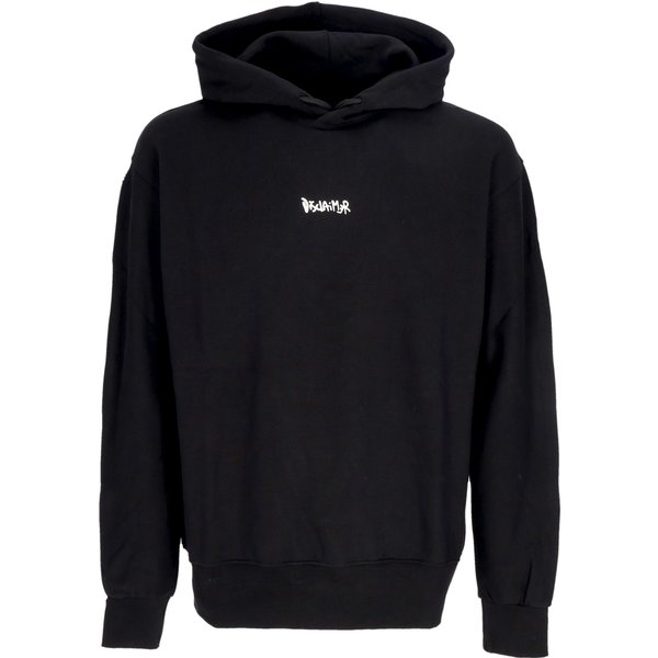 Felpa Leggera Cappuccio Uomo Logo Hoodie Black/St. White-image