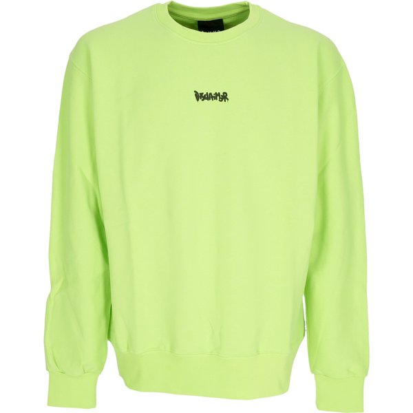 Felpa Leggera Girocollo Uomo Logo Crewneck Lime-image