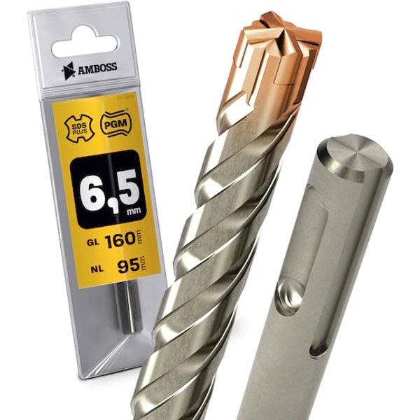 1x Bohrer SDS Plus Schaft - Ø:6.5 mm - GL: 160 mm