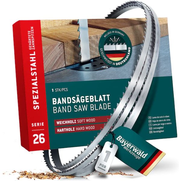 Bandsägeblatt Spezialstahl zahnhart 1790 x 6 x 0.4 x 4mm