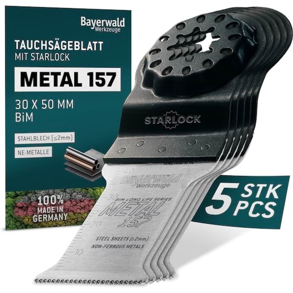 5x Bayerwald SL BiM Tauchsägeblatt 30x50mm