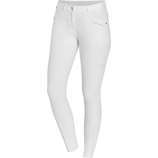 Schockemöhle Sports Damen Reithose Cindy Vollgrip - white, Größe 38