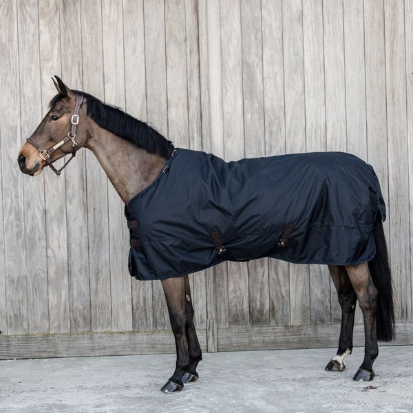Kentucky Horsewear Pferdedecke Turnout Rug All Weather Classic 150g - schwarz, Größe 80
