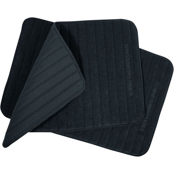 Schockemöhle Sports Bandagierunterlagen Quick Dry Light groß 2-er Set - schwarz