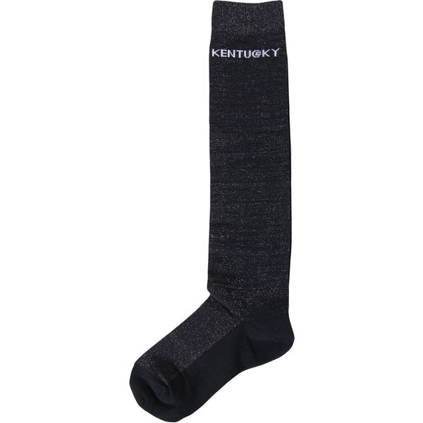 Kentucky Horsewear Kniestrümpfe Glitzer - black, Größe 35-40