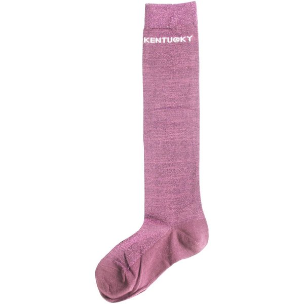 Kentucky Horsewear Kniestrümpfe Glitzer - soft rose, Größe 41-46