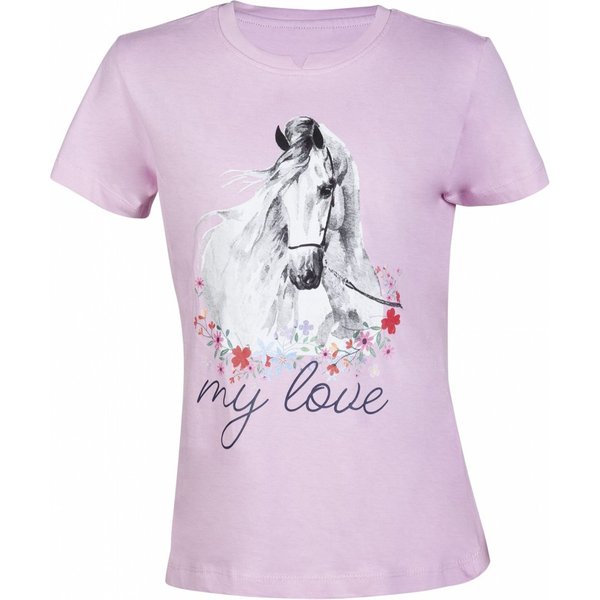 HKM Horse Spirit T-Shirt Kinder - rosa, Größe 110/116