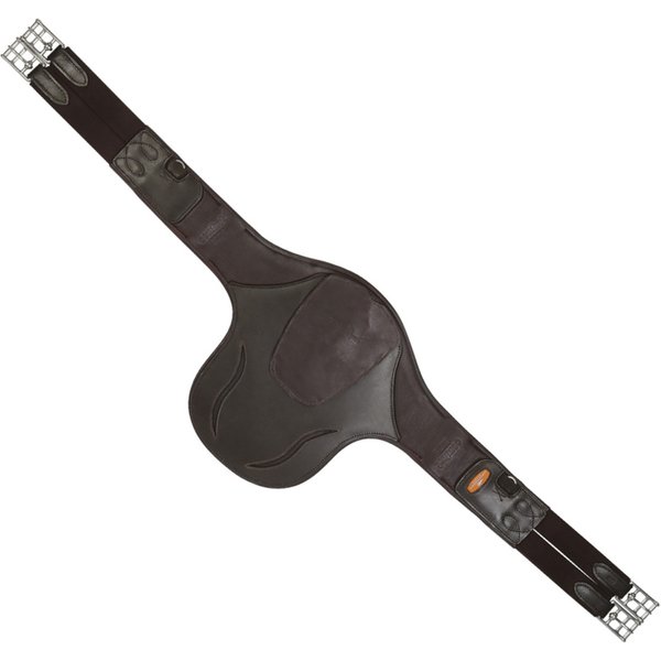 Schockemöhle Oklahoma Sattelgurt - espresso/silber, Größe 135 cm