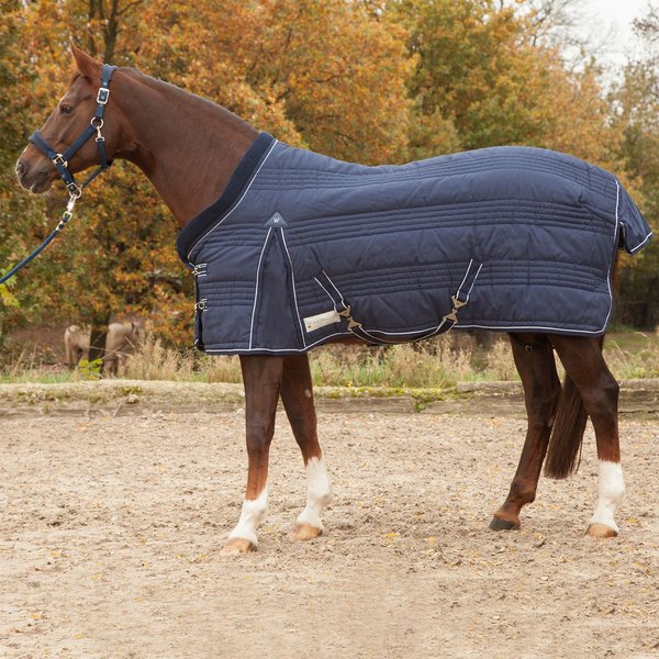 Waldhausen Stalldecke Comfort Line 100 g - nachtblau, Größe 155 cm