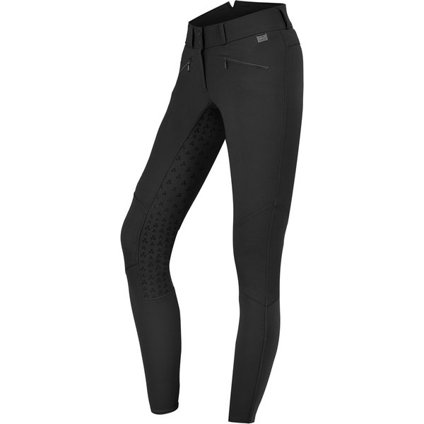 ELT Hella High Waist Silikon Vollgrip Reithose Damen und Kinder - schwarz, Größe 38
